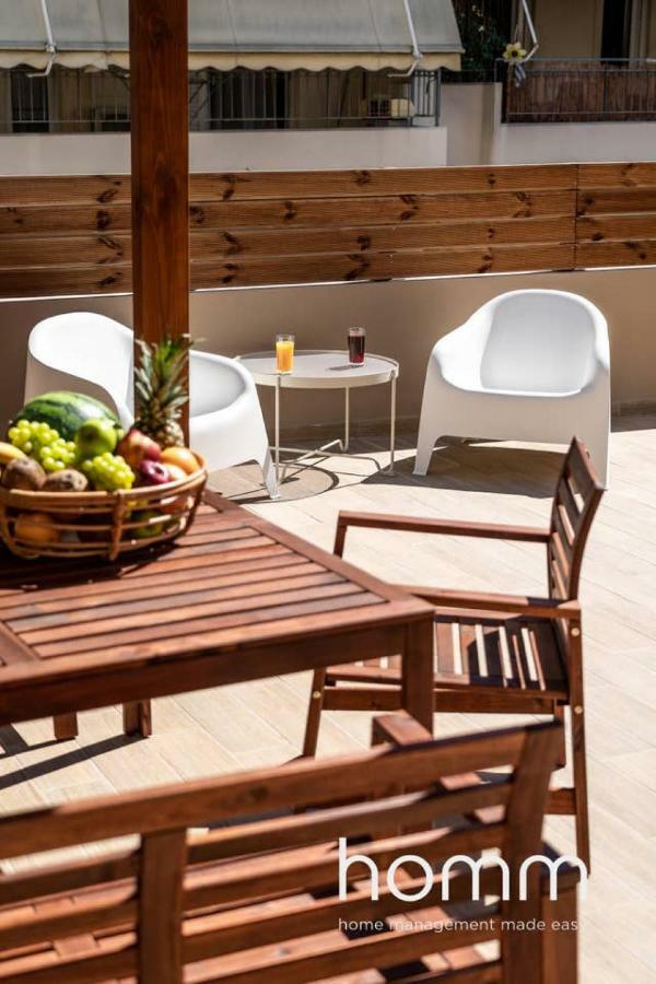 Nemeseos Ground Floor Homm Apartment With Roof Garden And Wading Pool Афіни Екстер'єр фото